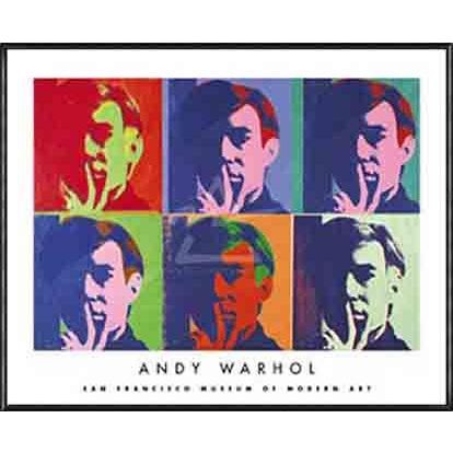 ポスター アート A Set of Six Self Portraits 1967（アンディ