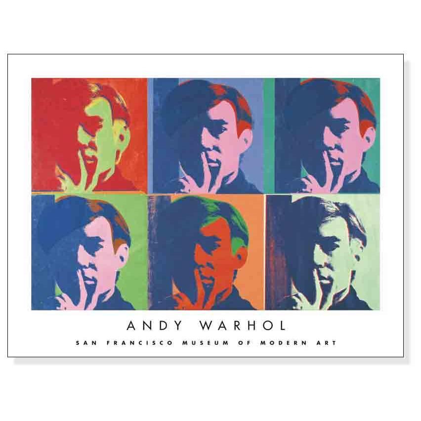 ポスター アート A Set of Six Self Portraits 1967（アンディ