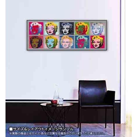 Ten Marilyns 1967（アンディ ウォーホル） 額装品 アルミ製ハイ