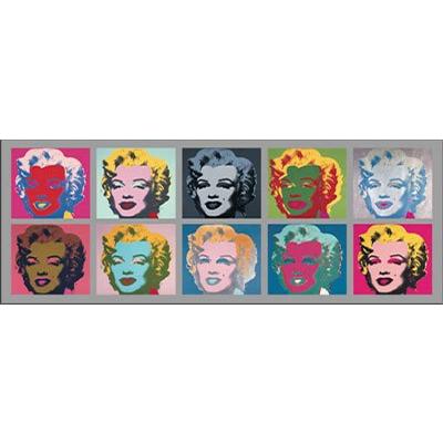 Ten Marilyns 1967（アンディ ウォーホル） 額装品 アルミ製ベーシック