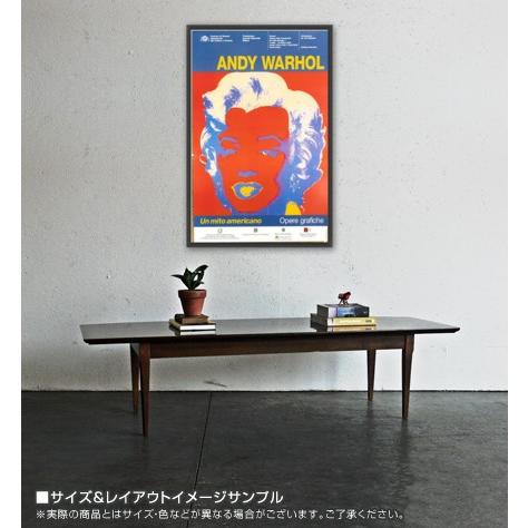 Un Mito Americano（アンディ ウォーホル） 額装品 ウッドベーシック 