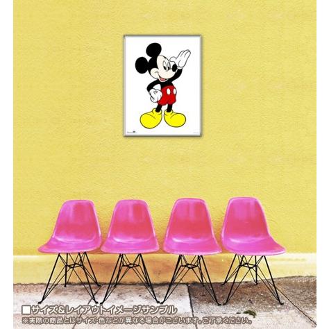 ミッキーマウス 複製原画釣り 黒フレーム ミッキーマウス クラッシック（ディズニー） 額装品 アルミ製