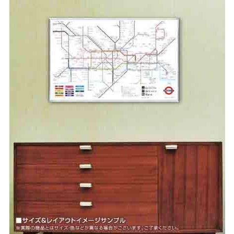 ポスター アート London Underground Map (ロンドン地下鉄マップ