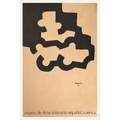 ポスター アート Museo De Art Abstracto（エドゥアルド チリーダ） 額装品 ウッドベーシックフレーム