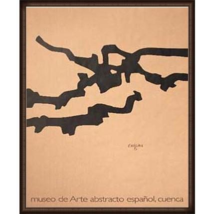 日本最級 ポスター アート ウッドハイグレードフレーム 額装品 チリーダ） Abstracto（エドゥアルド Arte De Museo ポスター