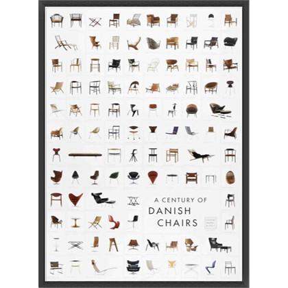 A Century of Danish Chairs（フォトグラファー） 額装品 ウッド 
