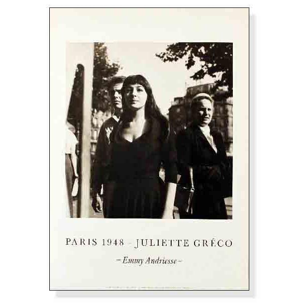 ポスター アート Juliette Greco、 Paris (1948)（エミー アンドリーセ