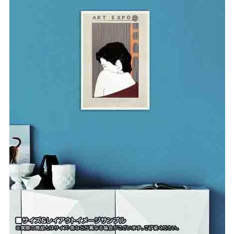 ポスター アート Art Expo、 CA 1981年（パトリック ナーゲル） 額装品 ウッドベーシックフレーム_1