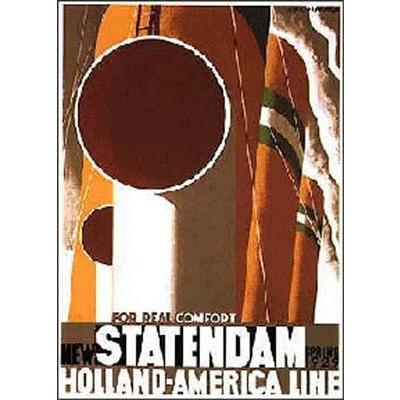Statendam/アドルフ ムーロン カッサンドル/アートポスター ポスター アート Statendam（アドルフ ムーロン カッサンドル） 額装品