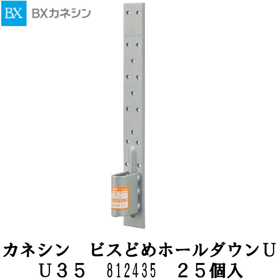 カネシン【ビスどめホールダウンU 35KN用 U35 25入】812435