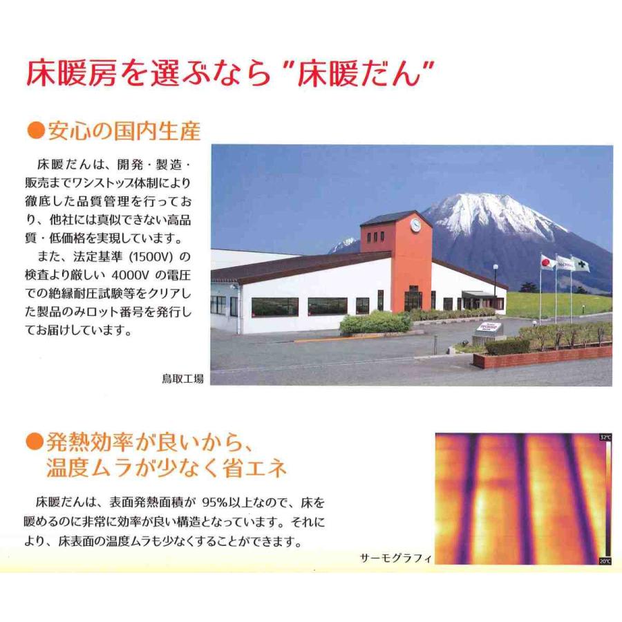 スリーエステクノ製電気式床暖房 床暖だん 6帖セット コントローラー1台付 安心の日本国内生産 69th6jou 01 アズライフ 通販 Yahoo ショッピング