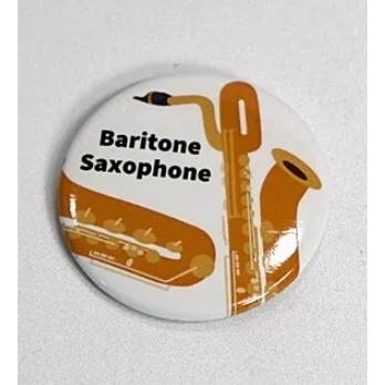 楽器缶バッジ(バリトンサックス) | 