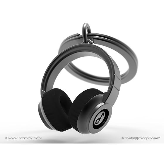 メタモルフォーゼ ミニチュアキーホルダー(ヘッドフォン ブラック) | 