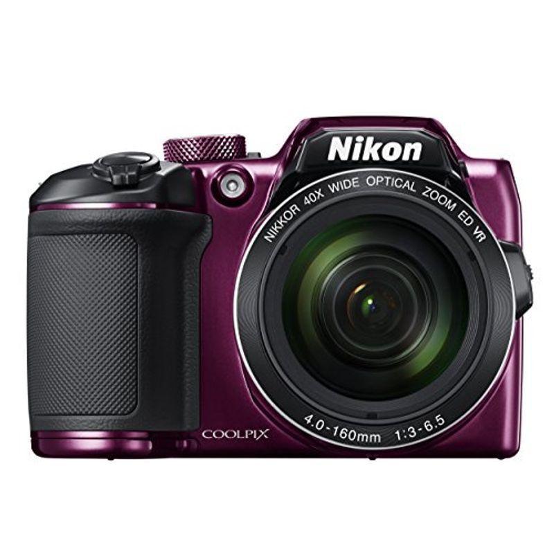 【良好品】 Nikon B500PU プラム 単三電池 1602万画素 光学40倍ズーム B500 COOLPIX デジタルカメラ コンパクトデジタルカメラ