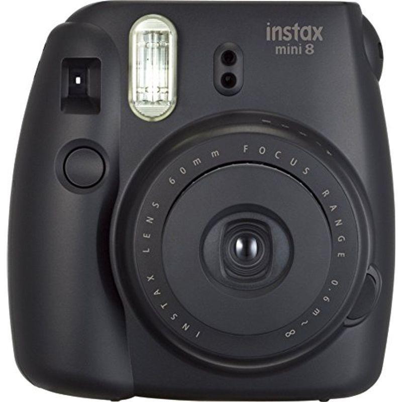 FUJIFILM インスタントカメラ チェキ instax mini 8 ブラック INS MINI 8 BLACK インスタントカメラ本体