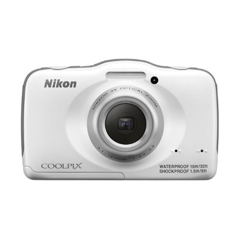 定番の中古商品 Nikon デジタルカメラ S32 防水 1300万画素 ホワイト S32WH heartlandgolfpark.com