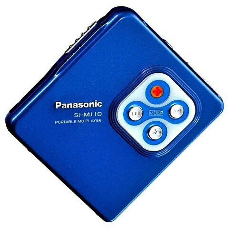 Panasonic パナソニック SJ-MJ10-A ブルー ポーダブルMDプレーヤー MDLP対応 （MD再生専用機/MDウォークマン） ポータブルMDプレーヤー