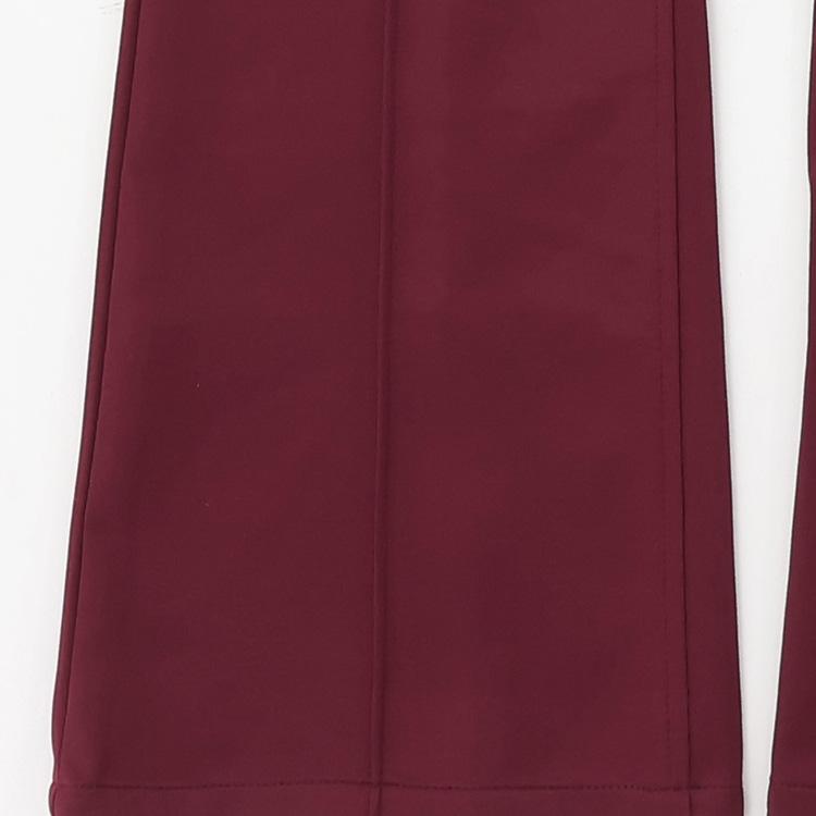 【訳あり特価】バックスリット フレアパンツ 訳あり アウトレット パンツ タック入り フレア ワイドパンツ フレアパンツ ブーツカット スリット |  | 12