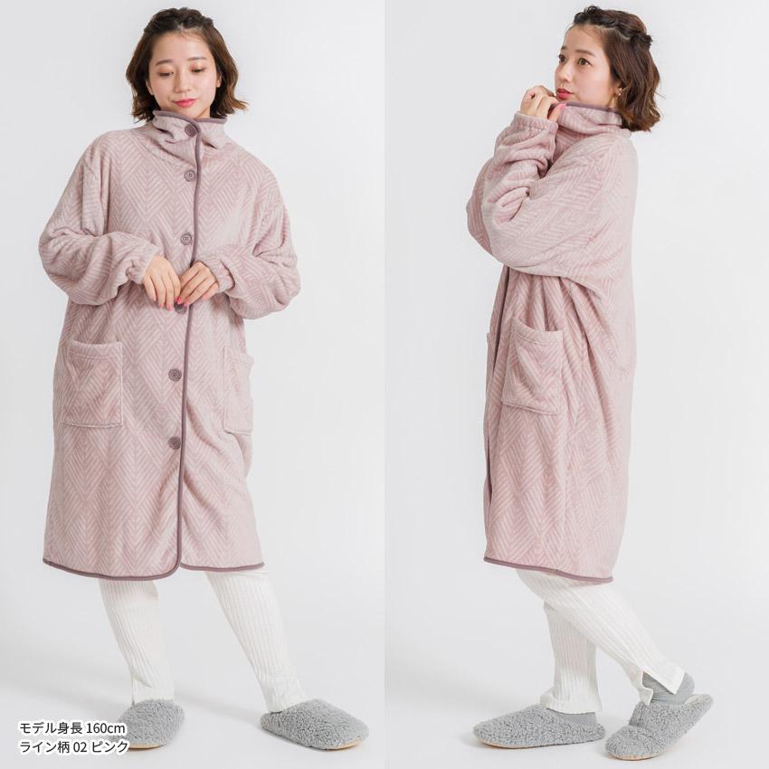 ふわふわブランケットローブ 100cm丈 着る毛布 ブランケット ローブ ふわふわ レディース かわいい あったかグッズ ギフト プレゼント ルームウェア 部屋着 あっ |  | 09