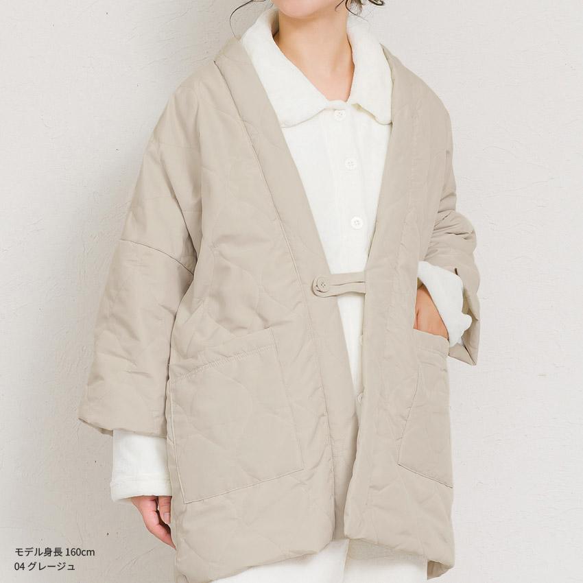 はんてん レディース おしゃれ 半纏 冬 裏起毛 裏ボア 裏シャギー