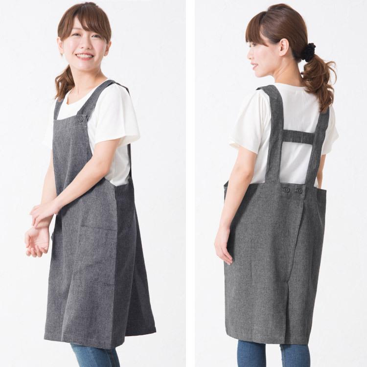 撥水 ｈ型 エプロンおしゃれ 撥水加工 ワンピースエプロン ワンピース フッ素 保育士 G8796 Aznet 通販 Yahoo ショッピング