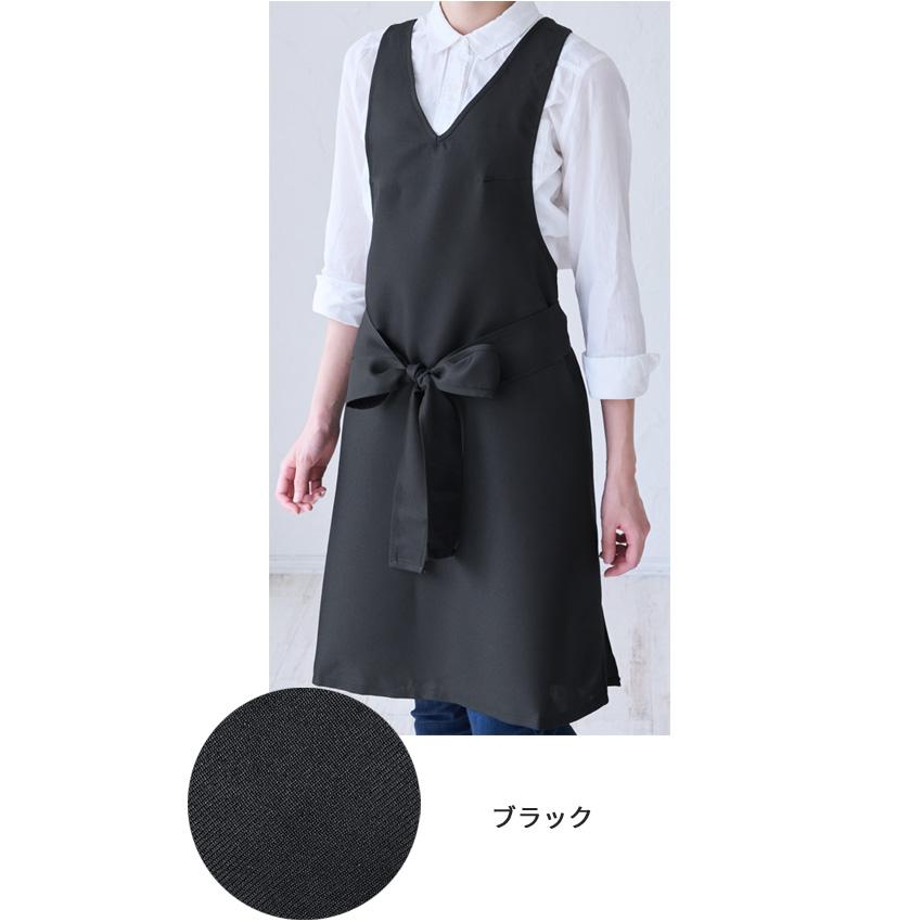 Fancy Ribbonエプロン 前結びリボンエプロン ドレスエプロン サロンエプロン カフェエプロン
