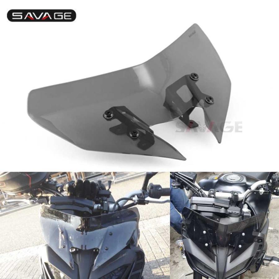 【送料無料/税込】スクリーン シールド ウィンドデフレクター YAMAHA MT-09 FZ-09 2017 2018 2019|azone-ys|04