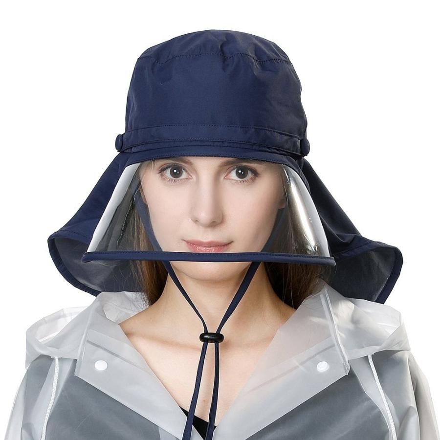 帽子 防水 雨 キャップ レインキャップ れいんウェア レディース 雨の日 自転車 女性用 レインハット レイングッズ レインコート サンバイザー 大人用 ネイビー B07btv19f4 Az Store Yahoo Shop 通販 Yahoo ショッピング