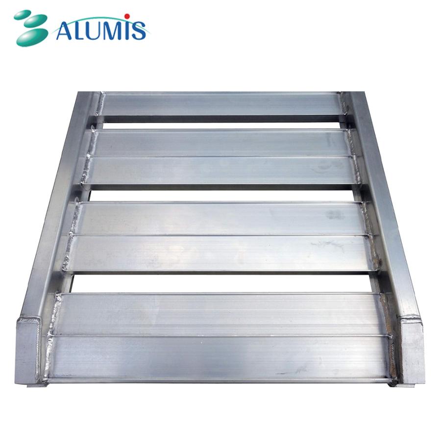 アルミス 幅広 アルミブリッジ アルミスロープ 1本 有効幅500x有効長さ 