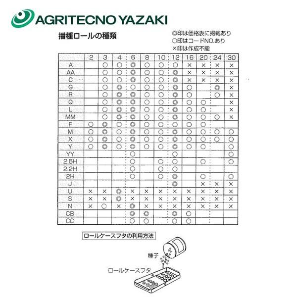 アグリテクノサーチ アグリテクノ矢崎 [ロール2個付属] 播種機