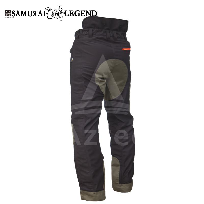 ハリマ興産 サムライレジェンド チェンソー防護ズボン：マットブラック