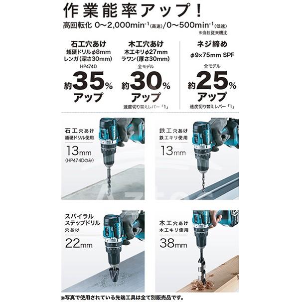 マキタ（makita） 充電式ドライバドリル DF474DRGX (14.4V/6.0Ah