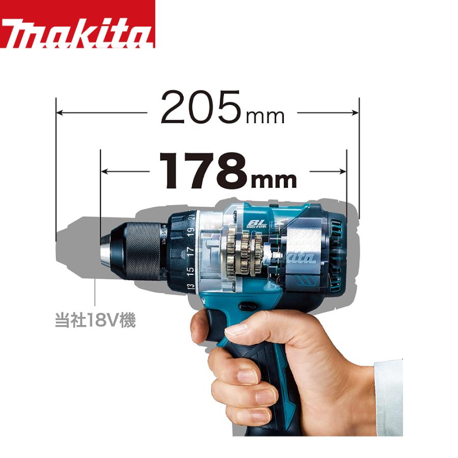 マキタ（makita） 18V 充電式ドライバドリル 本体のみ 140Nm バッテリ 