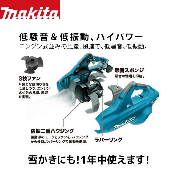 Makita 充電式ブロワ MUB362DPG2 18V バッテリー2個付き 【公式通販】