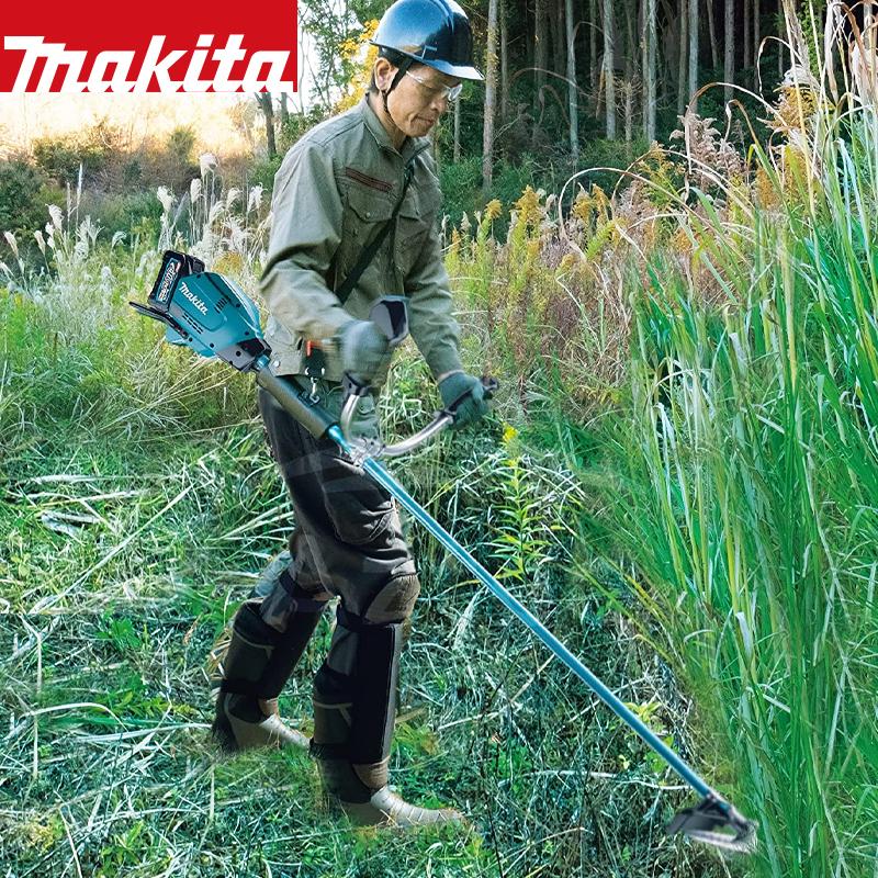 【✨️新品✨️在庫1点‼️】草刈り機 充電式 マキタ対応 4Ahバッテリー2個 マキタ（makita） 草刈り機 充電式草刈機 40Vmax/4Ah バッテリ・充電器
