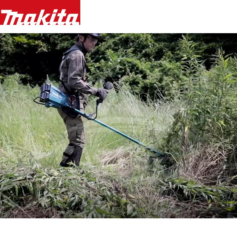 マキタ 草刈り機 MUR012GZ + パワーソースキットXGT6 A-72039セット 80V/5.0Ah 充電式草刈機 U左右非対称 バッテリ・充電器セット品 マキタ 草刈機の画像