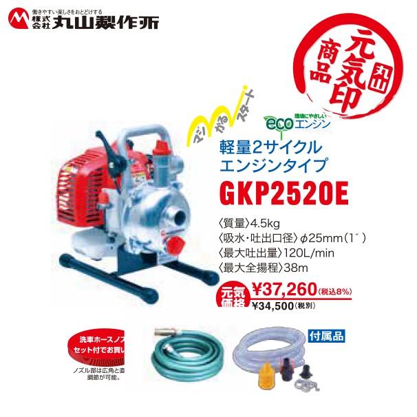 丸山製作所 元気印 灌水ポンプ GKP2520E 法人様限定 : AZTEC ビジネス