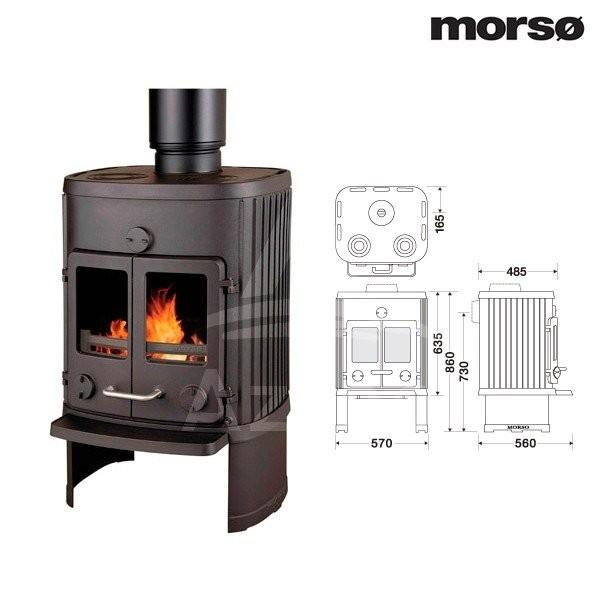 モア morso モルソー classic 薪ストーブ モルソー 1126CB 暖房能力75