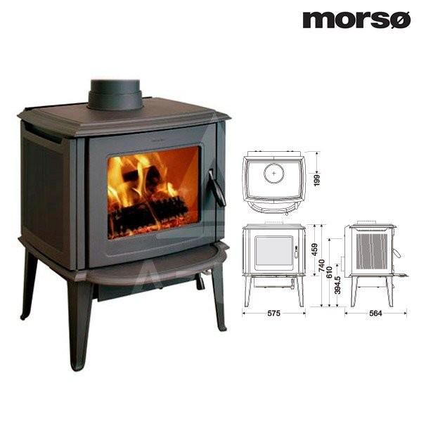 モア morso モルソー classic 薪ストーブ 7140CB 暖房能力60〜135m2