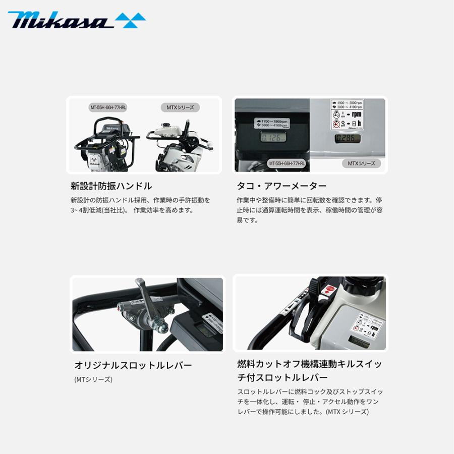IKA 三笠産業 mikasa タンピングランマー MT-55H 転圧機 ランマー 締め 