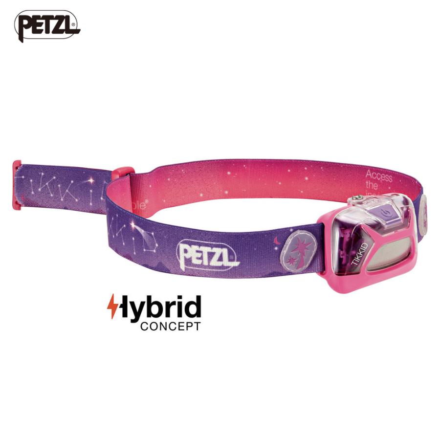 PETZL ペツル ヘッドライト ティキッド ブルー E091BA00 / ピンク