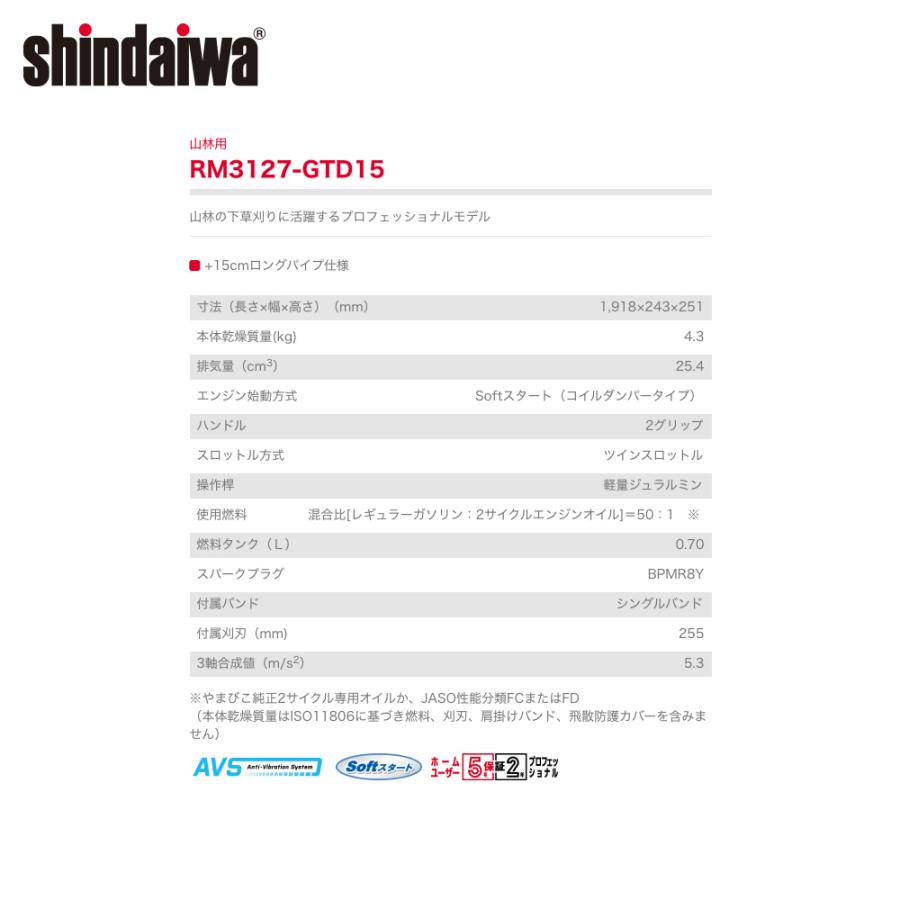新ダイワ shindaiwa エンジン式刈払機 排気量25.4cm3 ジュラルミン