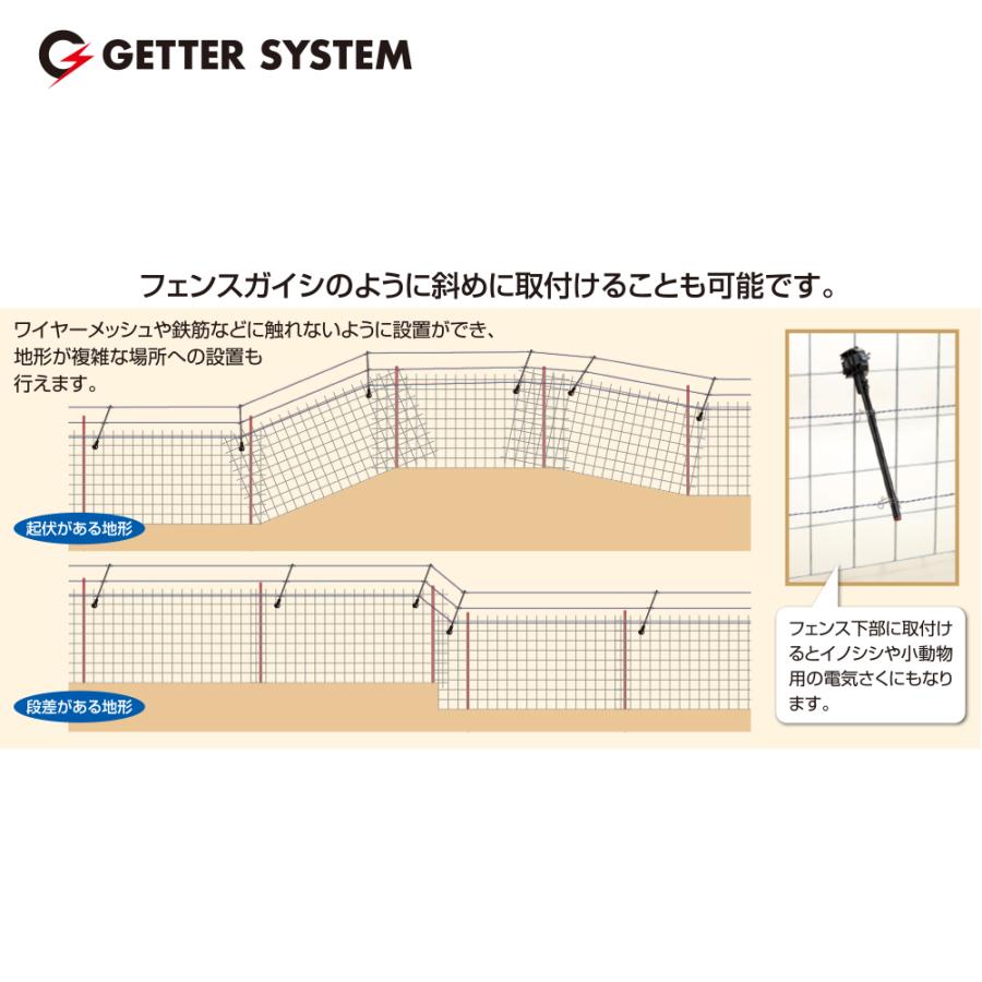 末松電子製作所 電気柵 支柱 ポール 末松電子 エレキポール30セット