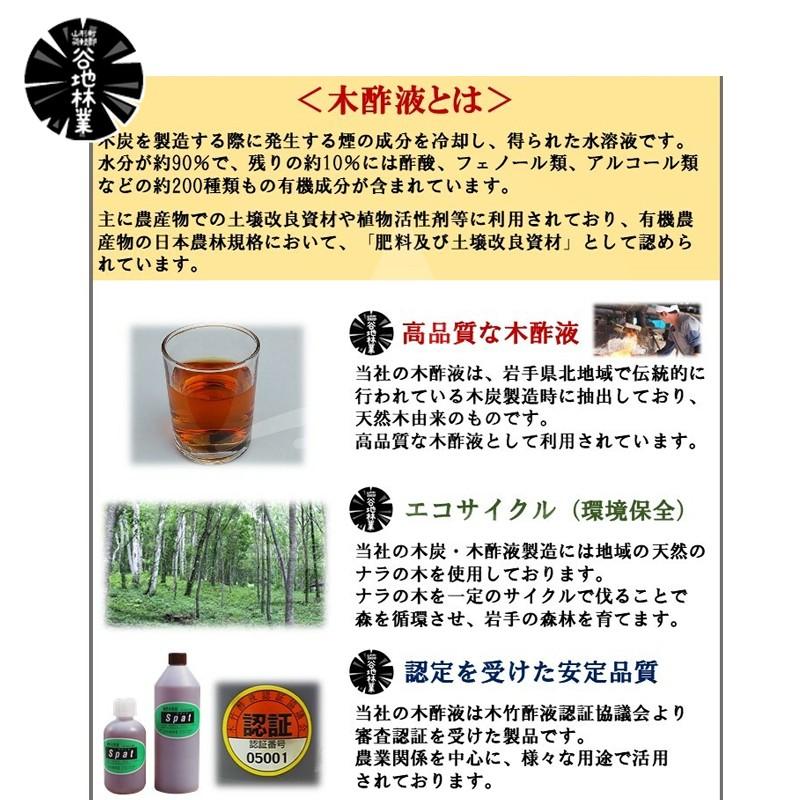 谷地林業 農業用木酢液 Spat スパット l 木竹酢液認証協議会審査認証品 法人様限定 Yrg 011 Aztec ビジネスストア 通販 Yahoo ショッピング