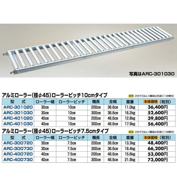 ハラックス HARAX <4台set品>アルベア アルミ製 ローラーコンベア ARC-401030 |  | 01