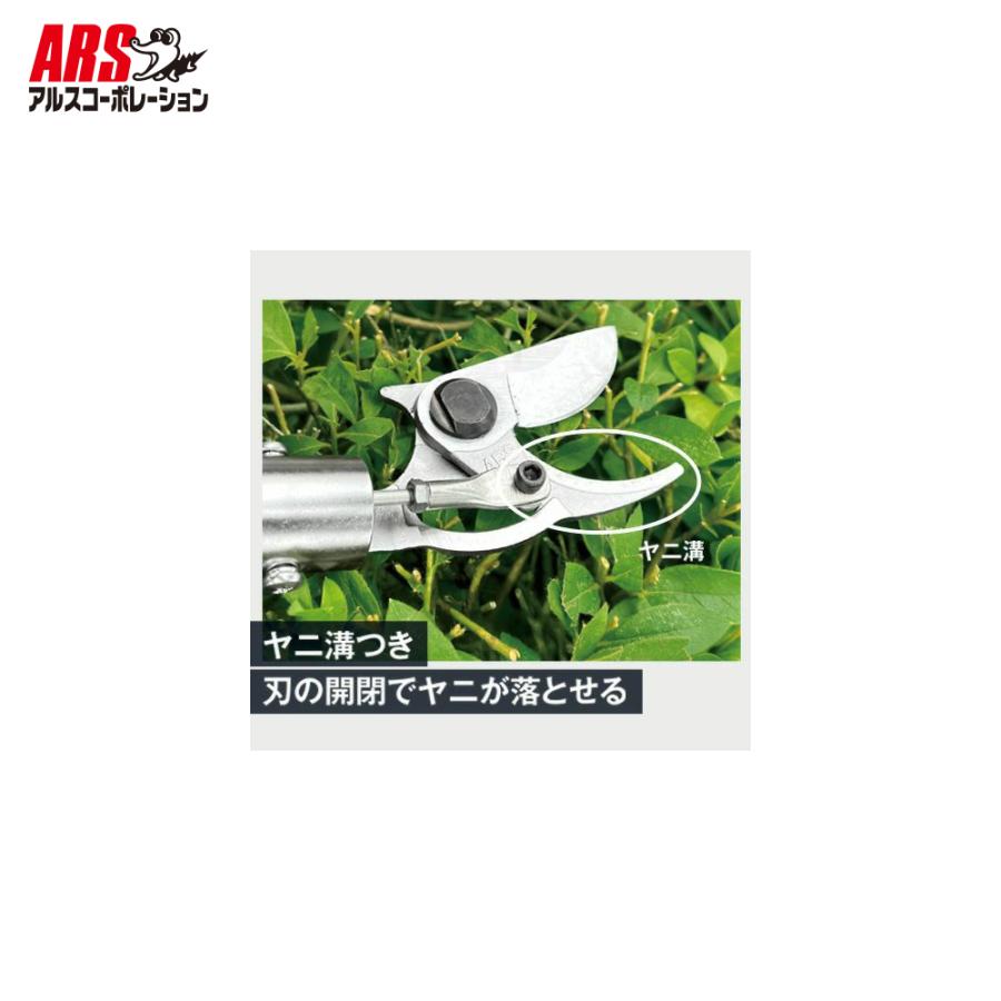 アルスコーポレーション｜ARS コードレス電動パイプ回転式高枝鋏 スゴタカ2.3ｍ バッテリx2個 充電器セット品 EPT-720-2.3 | アルス | 09
