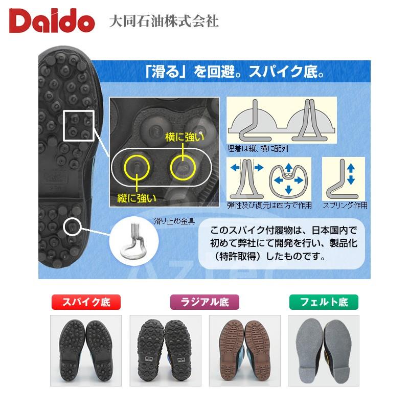 ［球キチ様］大同石油　マイティーブーツ マイティS Daido(大同石油) 先芯入り長靴 【通販モノタロウ】