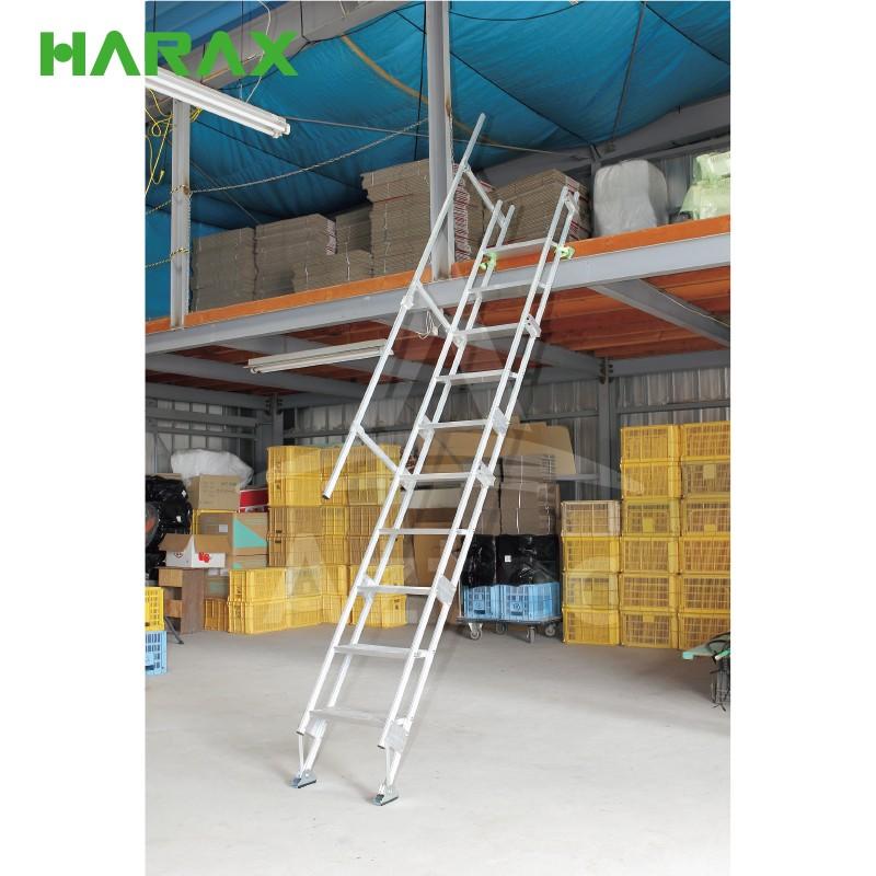 ハラックス HARAX 中2階用階段 (手すり付) ケンステア KS-40-10 対応