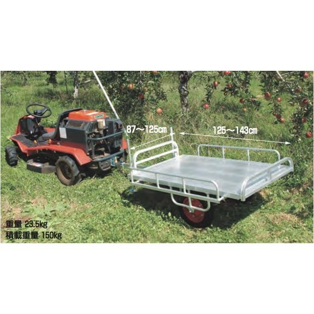 mt（エムティー） ハラックス HARAX <牽引ヒッチ付属>アルミ運搬台車