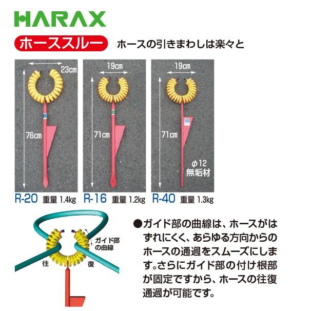 ハラックス HARAX ホースガイド ホーススルー R-20 : AZTEC ヤフー